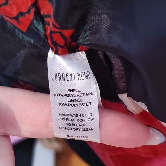 💔SOLD💔 Current Mood Born Sinner Moto Jacket - Red - Size S - Picture 12 of 13